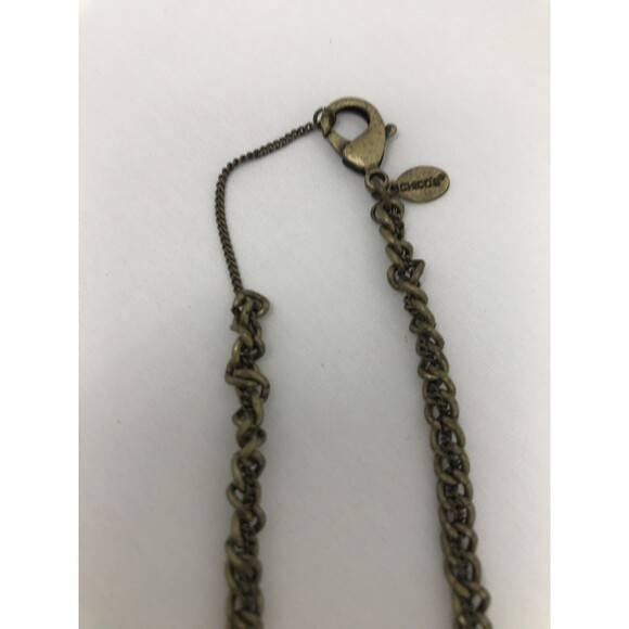 CHICO'S Necklace Chain Knot Chainlink Metallic Multi Tone - Picture 6 of 8